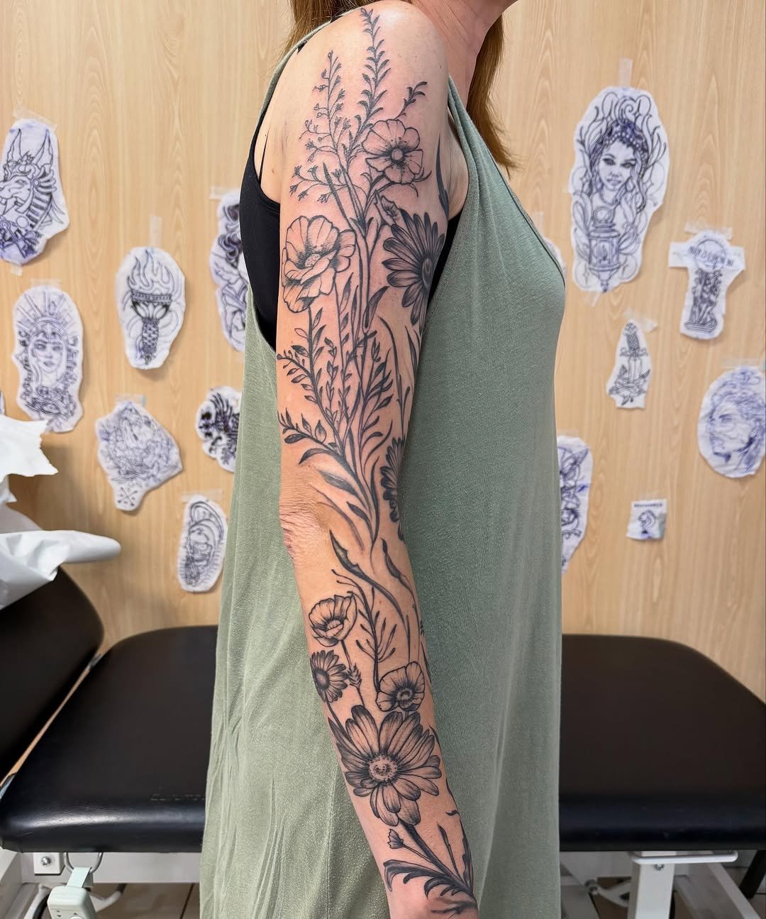 floral en blackandgrey