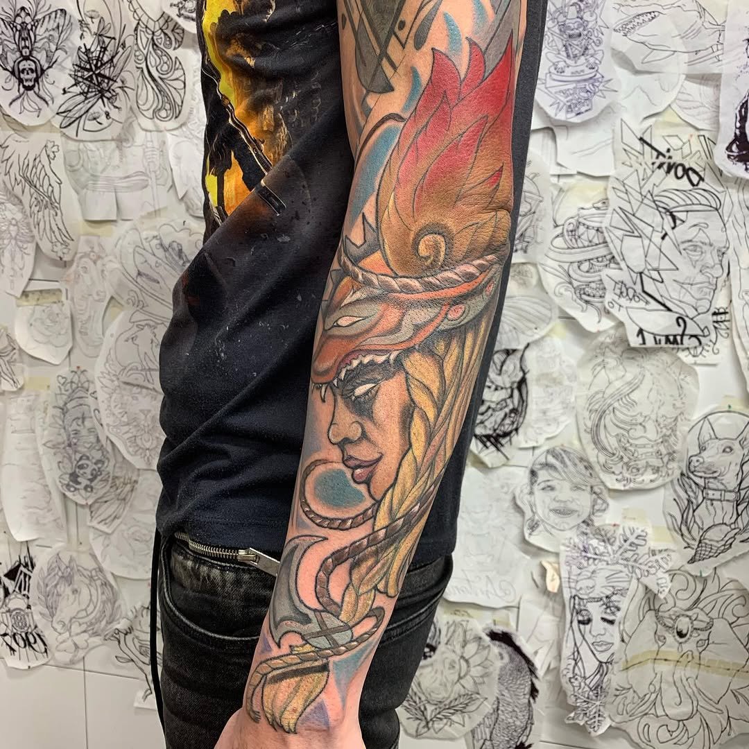 Tatuaje profesional en estudio MartinK Tattoo