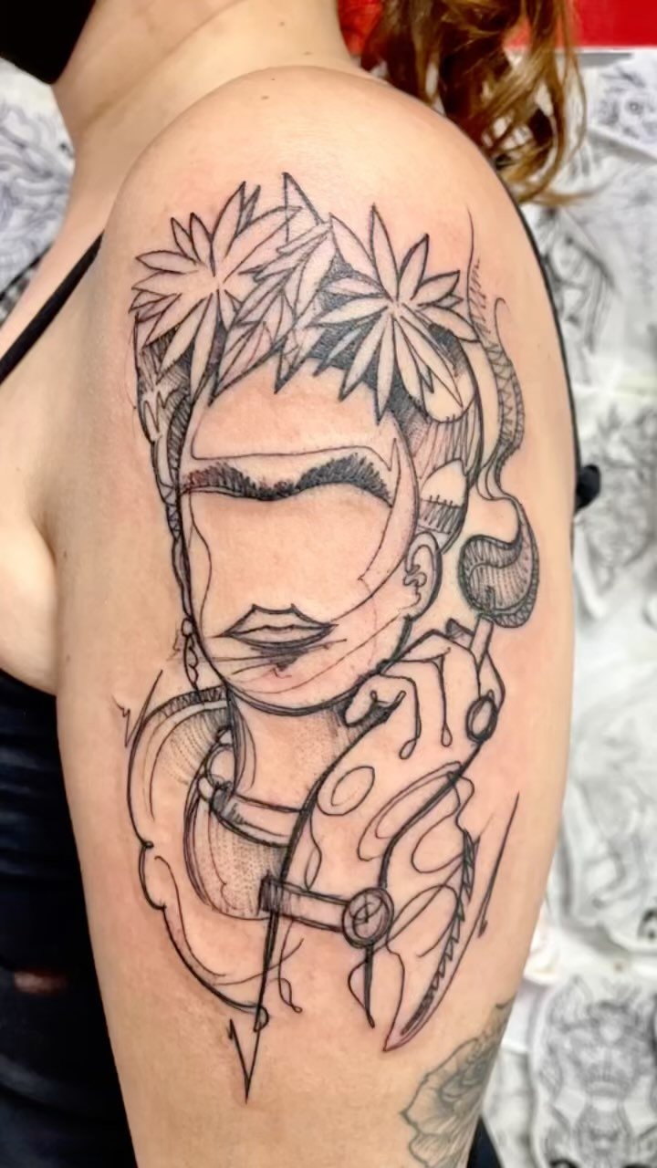 Frida drawing